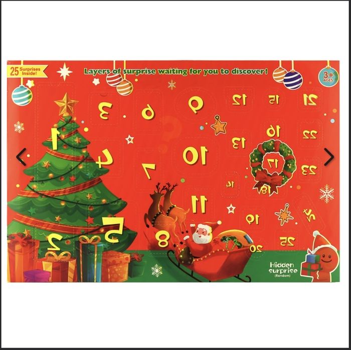 Адвент-календар лялька з аксесуарами і звірятами