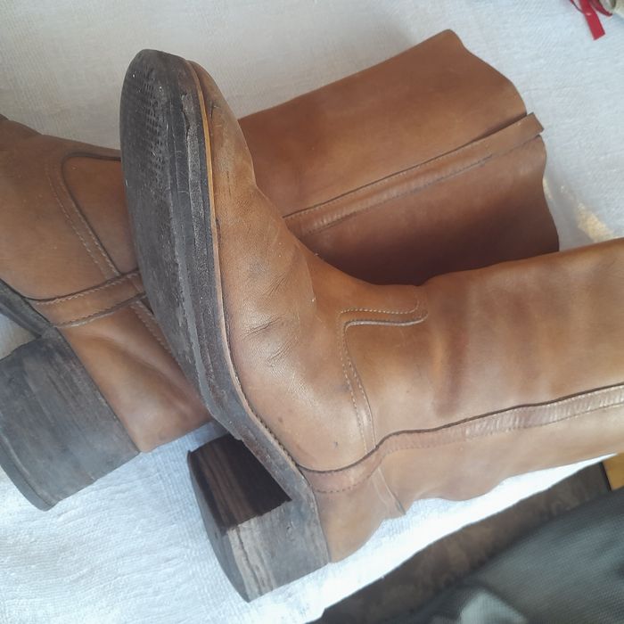 Buty skórzane PRL Hoffland