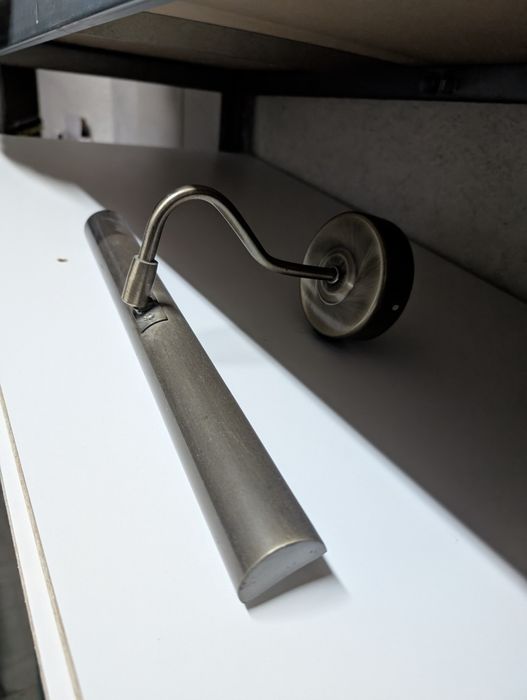 Onedin kinkiet satynowy mosiądz