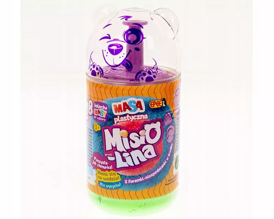 Misiolina masa plastyczna 2x50g + 2 foremki. Epee. Nowy Produkt