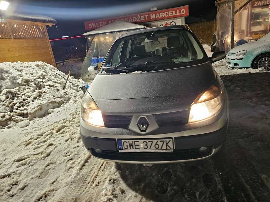 Renault Scenic 2006r/1.6benzyna/112KM/opłaty na długo/opony zimowe
