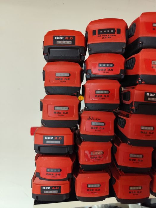 Hilti батареї та зарядні пристрої Хілті оригінал