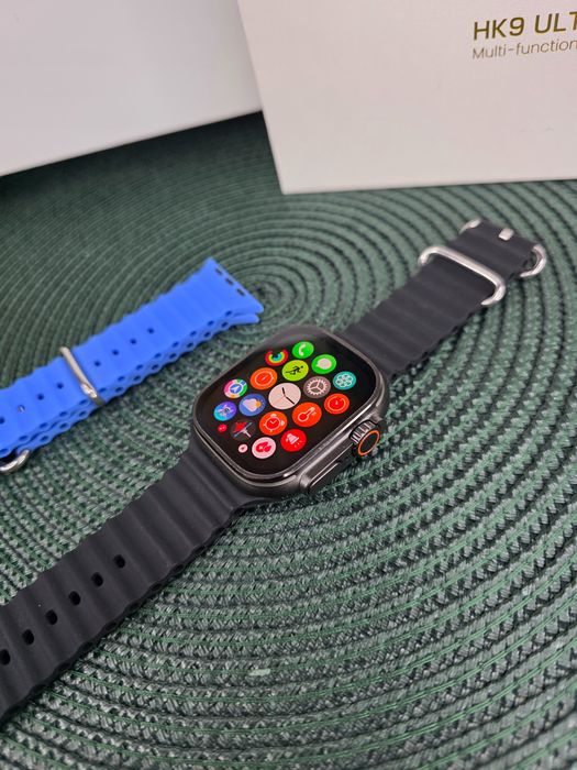Smartwatch Męski – AMOLED 2,12", połączenia, sport, zdrowie – NOWY