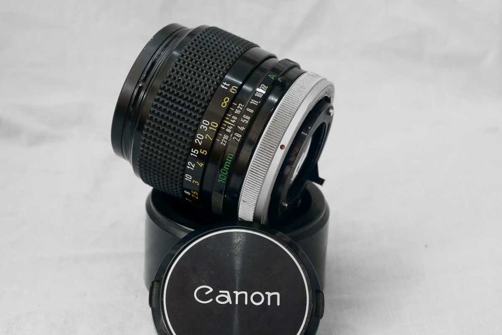 Objetiva Canon 100mm - 2.8 FD