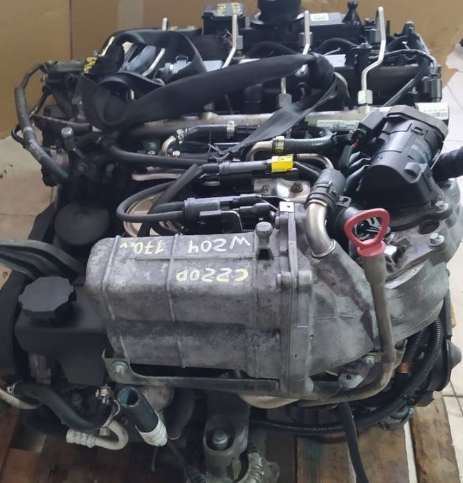 Motor Mercedes C220 cdi 170cv 2009 OM 646811 W204 caixa manual 6v