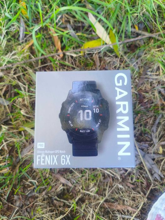 Garmin Fenix 6X Pro – Em excelente estado (Com Caixa e Bracelete Extra)