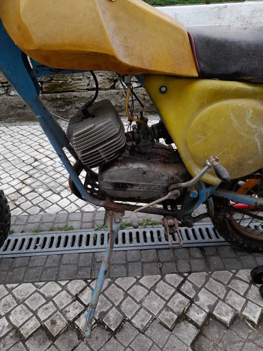 velocípede com motor casal de 5 velocidades adaptado para cross
