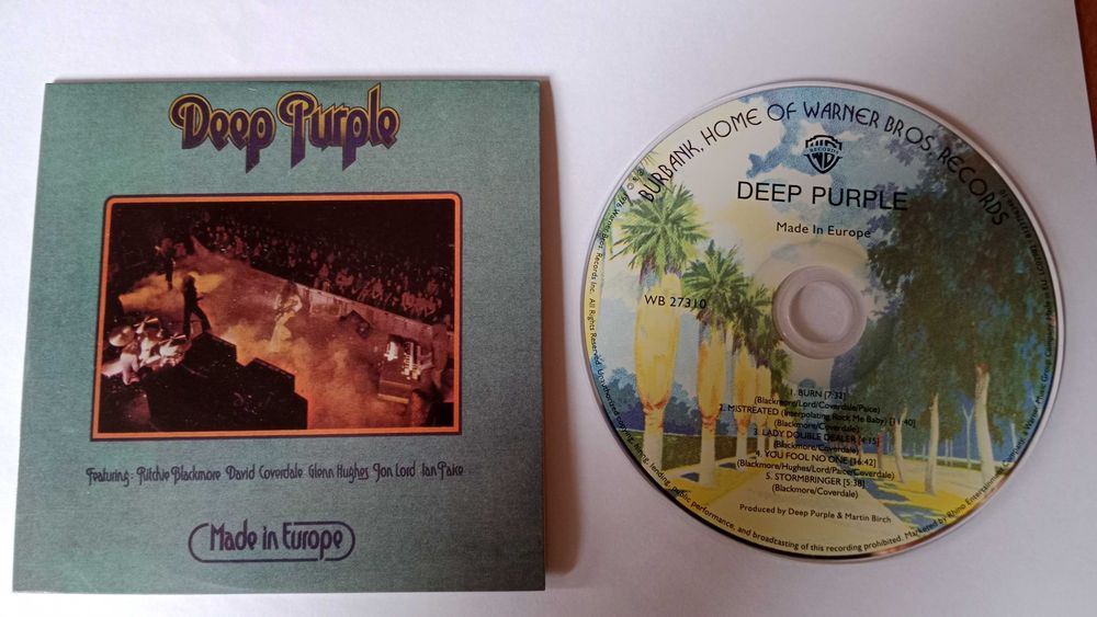 Deep Purple  ,,Madei in Europe'' CD