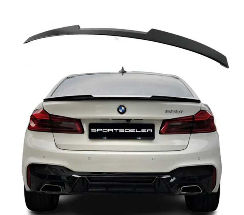 SPOJLER Lotka Dla BMW G30 ALA M4 Style SPOILER KLAPY Czarny połysk