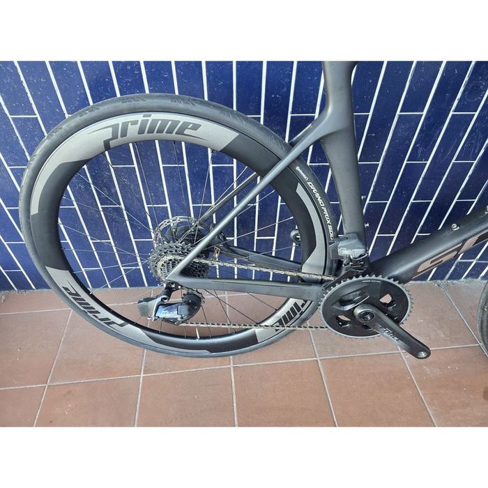 Scott foil xl com axs e rodas carbono