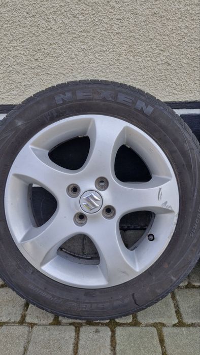 Диски /титани Suzuki Swift 4/100 R15/на літній резині Nexen 185/60/R15