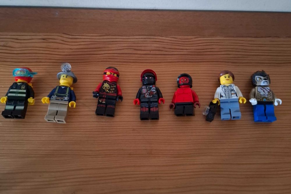 Lego - Bonecos / Figuras Mineiro, Ninjago e Outras