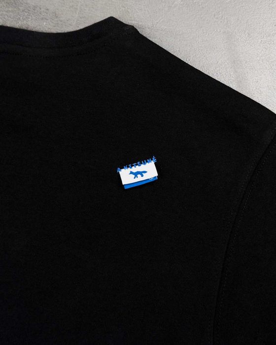 Футболка Ader Error x Maison Kitsune T-Shirt Black