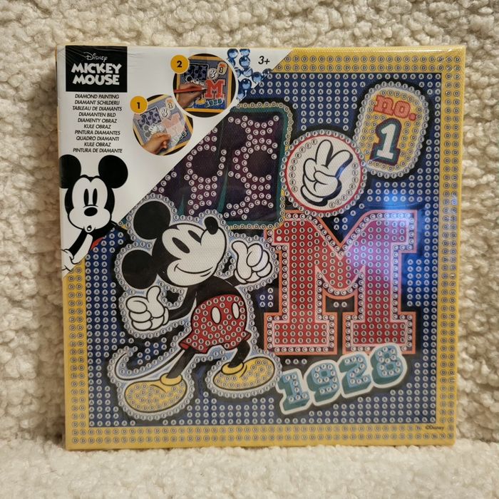 Diamentowy Obraz Mickey Mouse Disney Myszka Miki 19x19 cm
