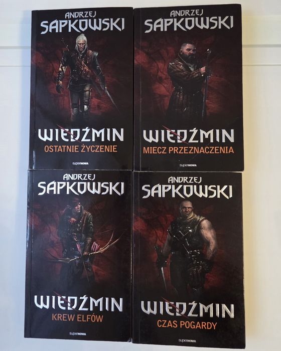 Wiedźmin 1-4 Czerwone Wydanie Andrzej Sapkowski