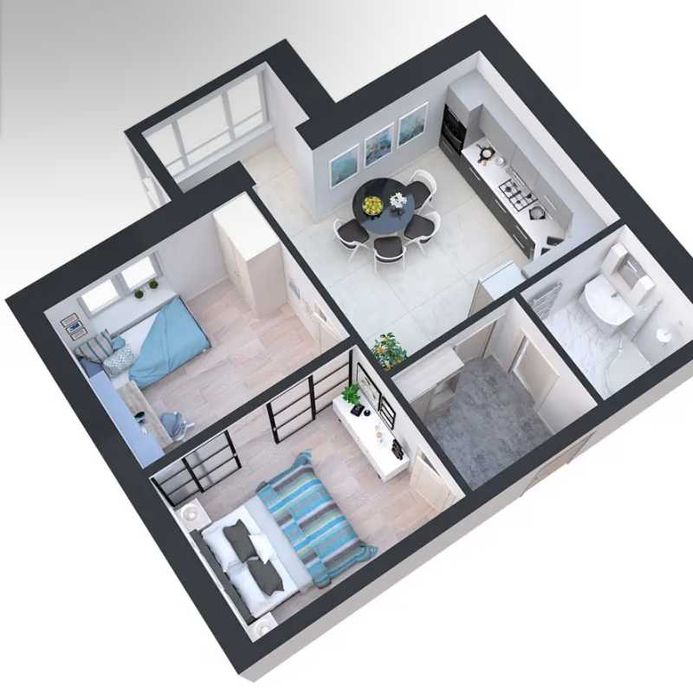 Буча 2к квартира з газом, поверх 2. ЖК Millennium State