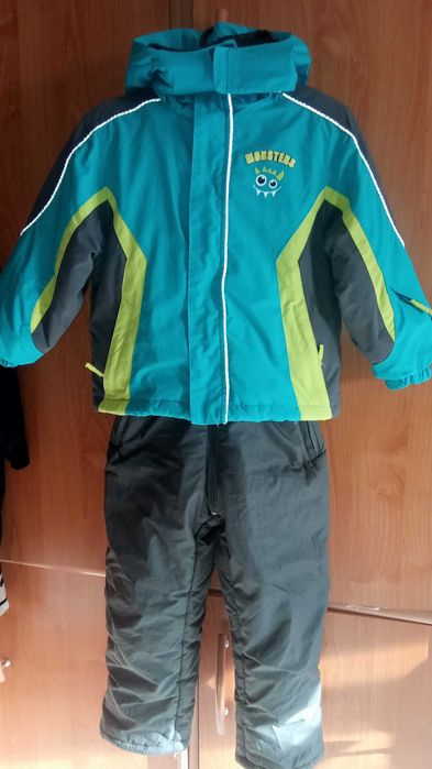 Okazja 2 częściowy kombinezon nieprzemakalny zimowy roz 110 od 4/5 lat