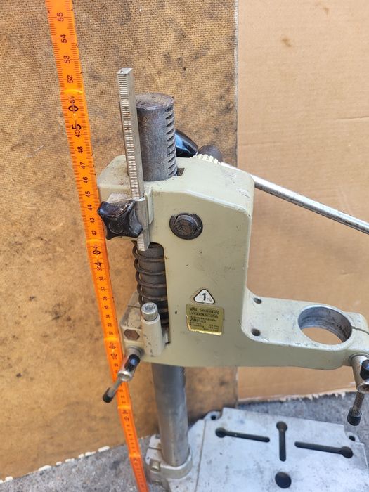 Stojak statyw do wiertarki z frezem smalcalda zbf 43 made in ddr