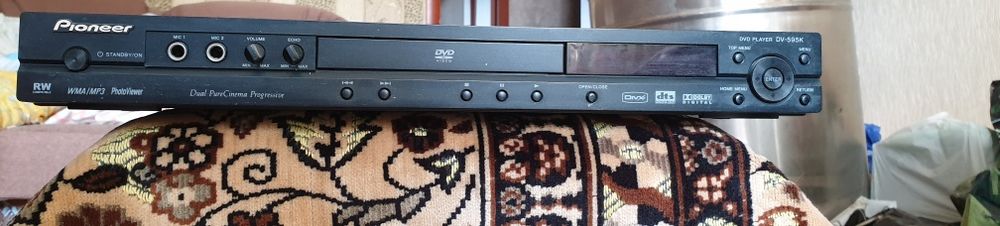 Pioneer DVD Player DV-595K-K Караоке + Микрофон Philips SBC MD650