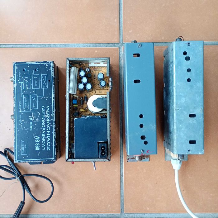 Wzmacniacze, elektronika 4szt.