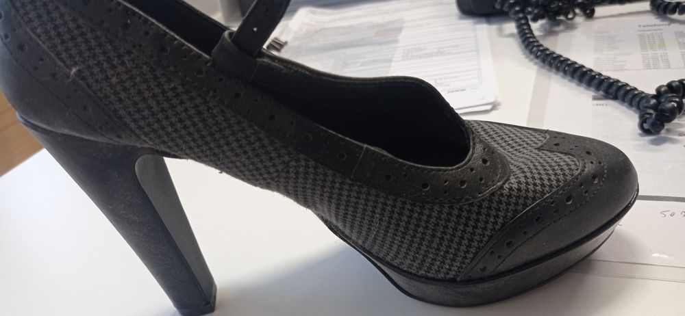 Czółenka,na platformie,buty damskie, czółenka Pepe jeans