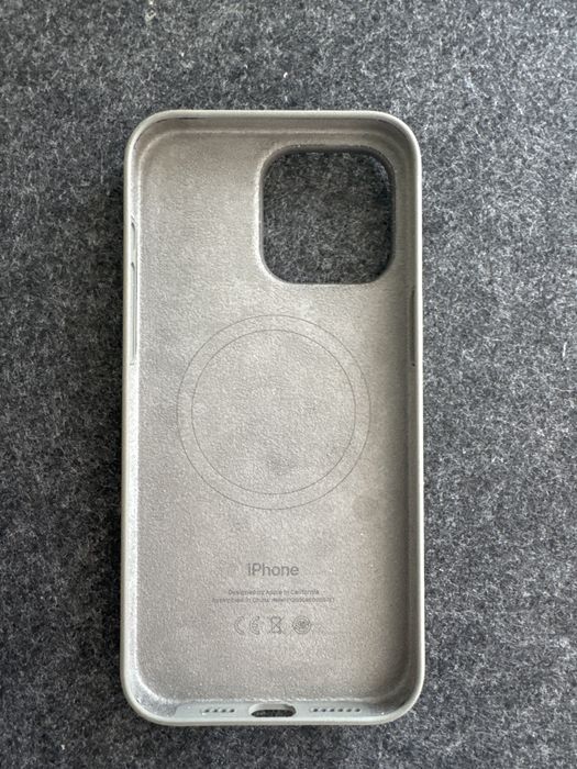 Capa Apple silicone cinzenta iphone 15 Pro Max