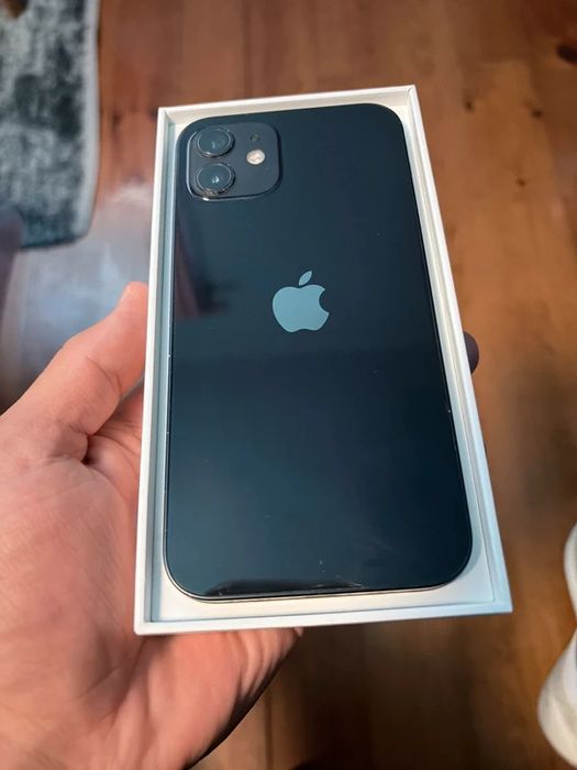 iPhone 12 128GB Preto com Caixa e Capa MagSafe