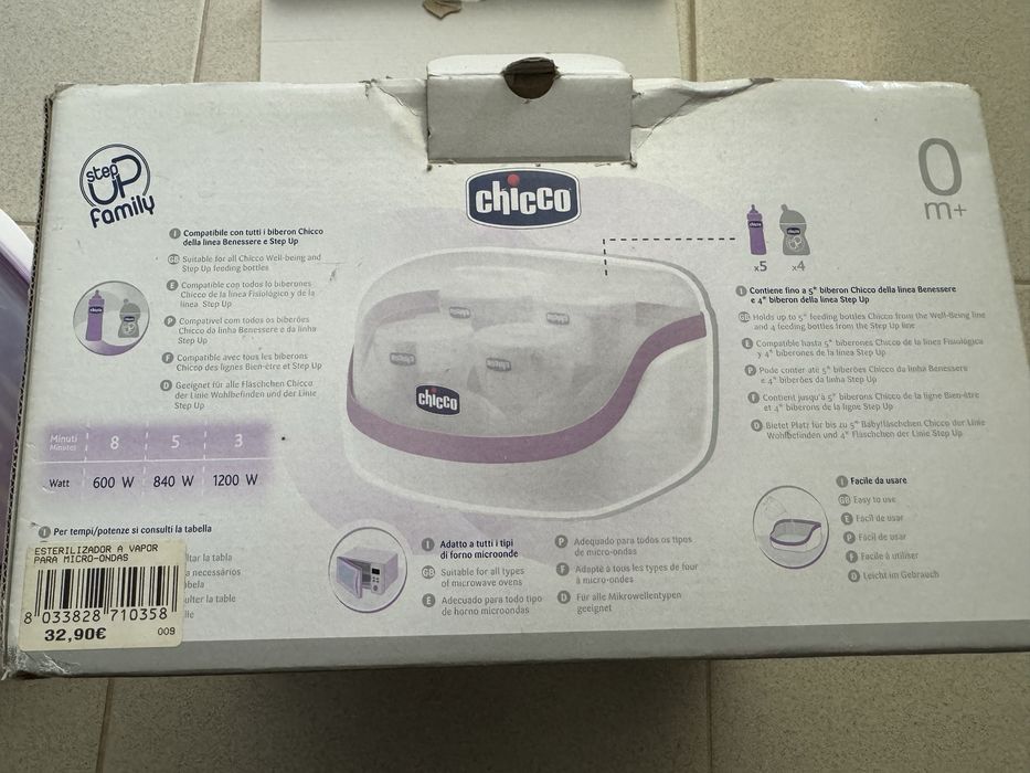 Esterilizador a vapor Chicco