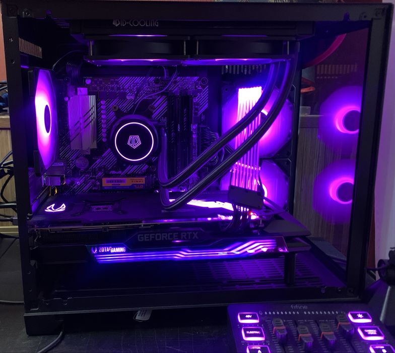 Игровой компьютео rtx 4070 ti super, Ryzen 7 5800x3d, 32gb ddr4, ssd 500gb+ssd1000gb