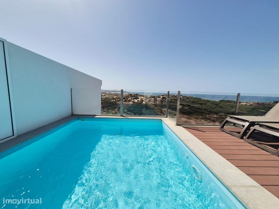 T2 com Rooftop, Piscina Infinity e Vista Mar - Vila Nova de Milfontes
