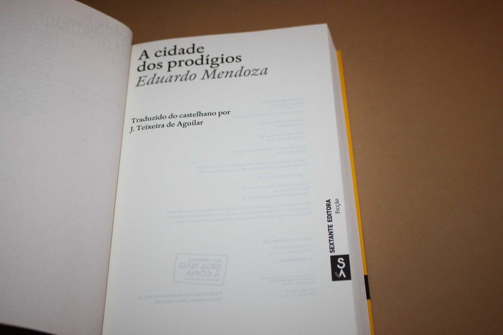 A Cidade dos Prodígios // Eduardo Mendoza