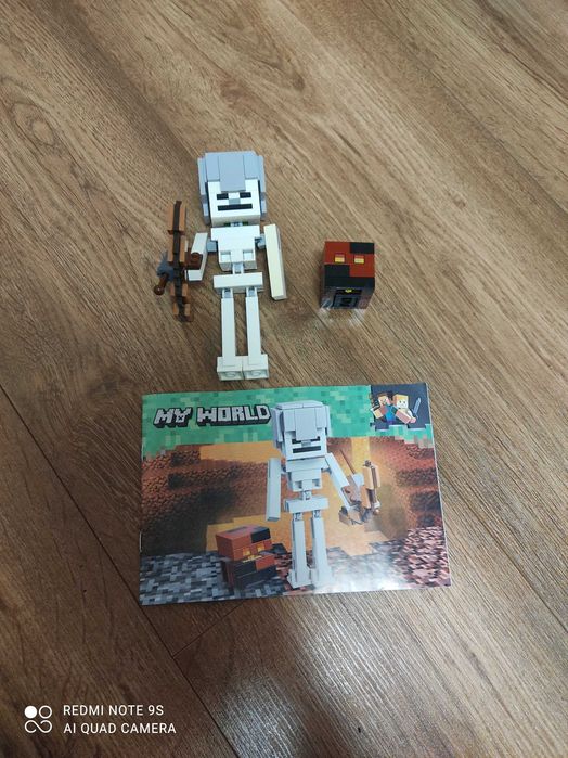 Lego my world скилет з лавовим слаймом