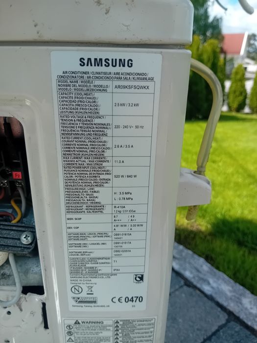 Klimatyzacja ścienna Samsung