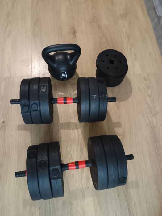 Hantle bitumiczne, kettlebell