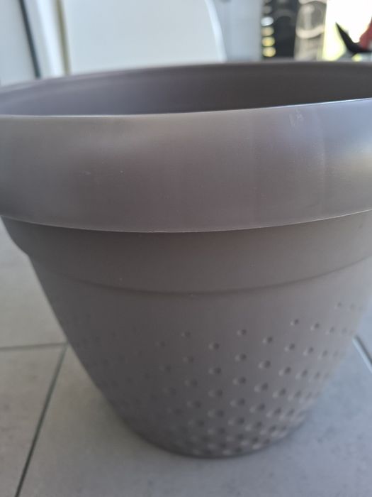 Vaso decorativo castanho