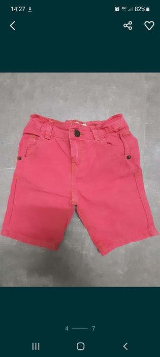 Tshirts e calções para menino de 4 anos