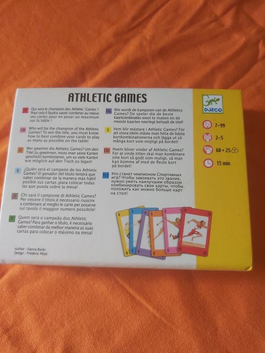 Athletic Games Djeco jogo cartas
