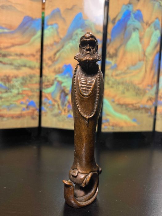 Подставка для благовоний, фигура Бодхидхармы, благовония, ароматерапия