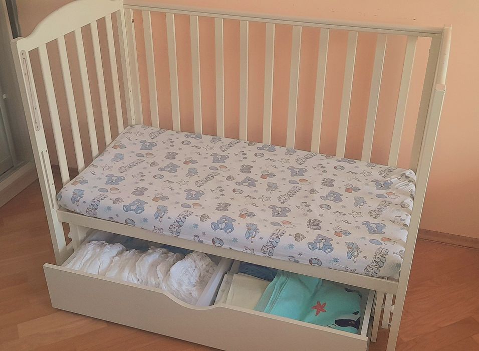 Ліжечко дитяче 1250×650