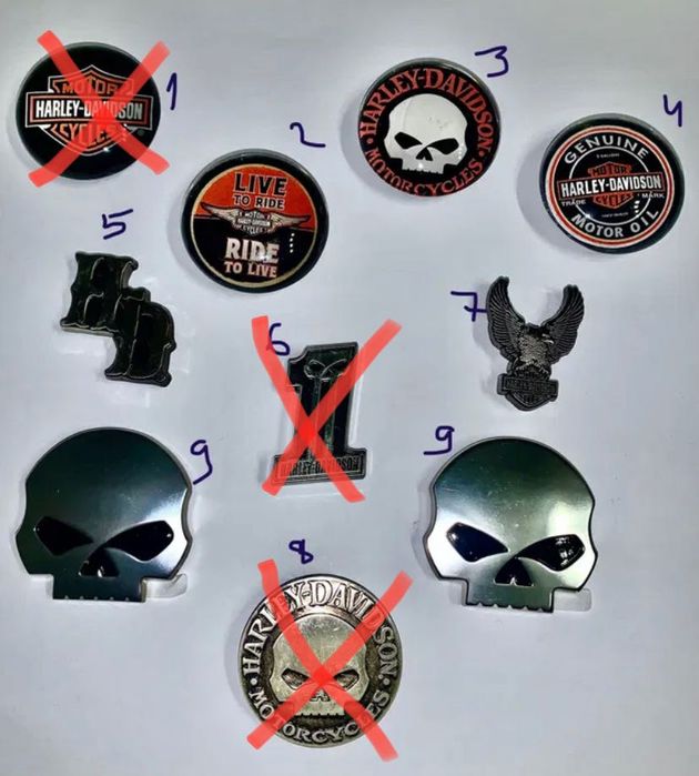 Магніти  і наклейки Harley Davidson