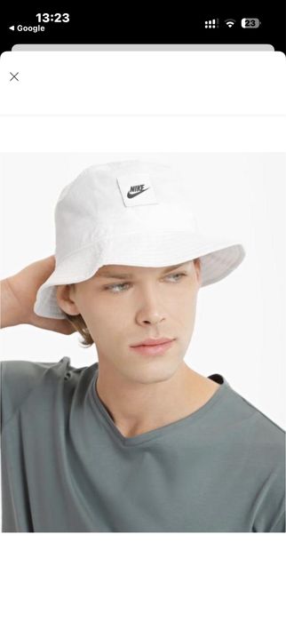 Белая панама Nike