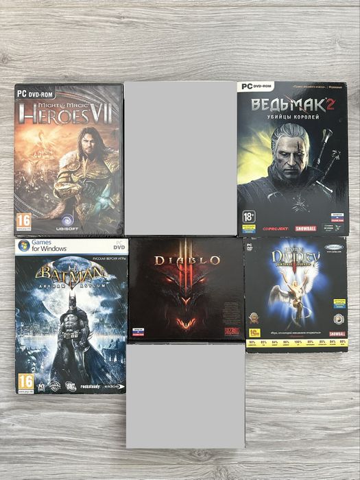 Ліцензійні ігри на PC, Ведьмак 2, Batman Arkham Asylum, Heroes VII