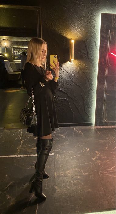 Продам шкіряні ботфорти