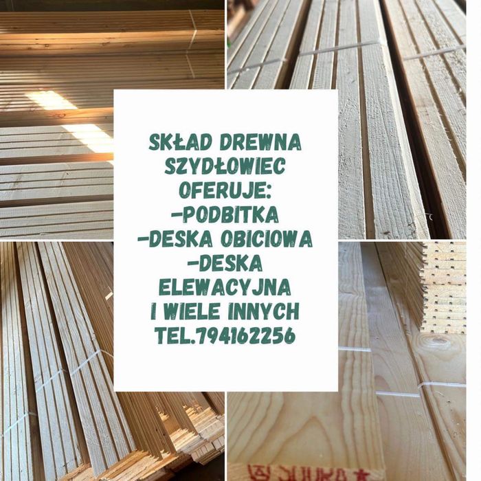 Podbitka, boazeria ,deska elewacyjna, deka tarasowa,