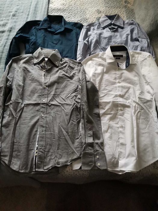 Pack camisas homem Zara tam S cintadas