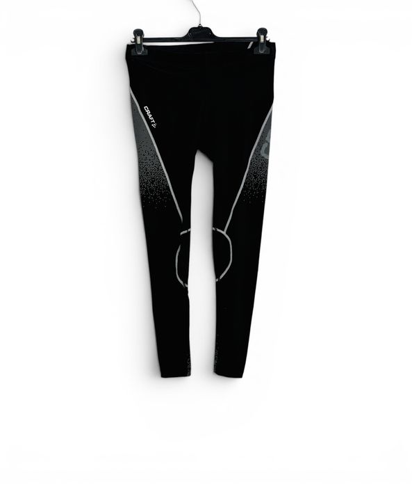 Legginsy geometryczny print refleksyjne M