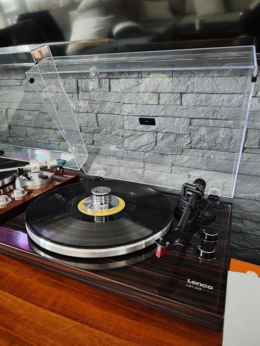 Gramofon Lenco LBT-345WA (Walnut) | Bluetooth | Jak NOWY | Okazja