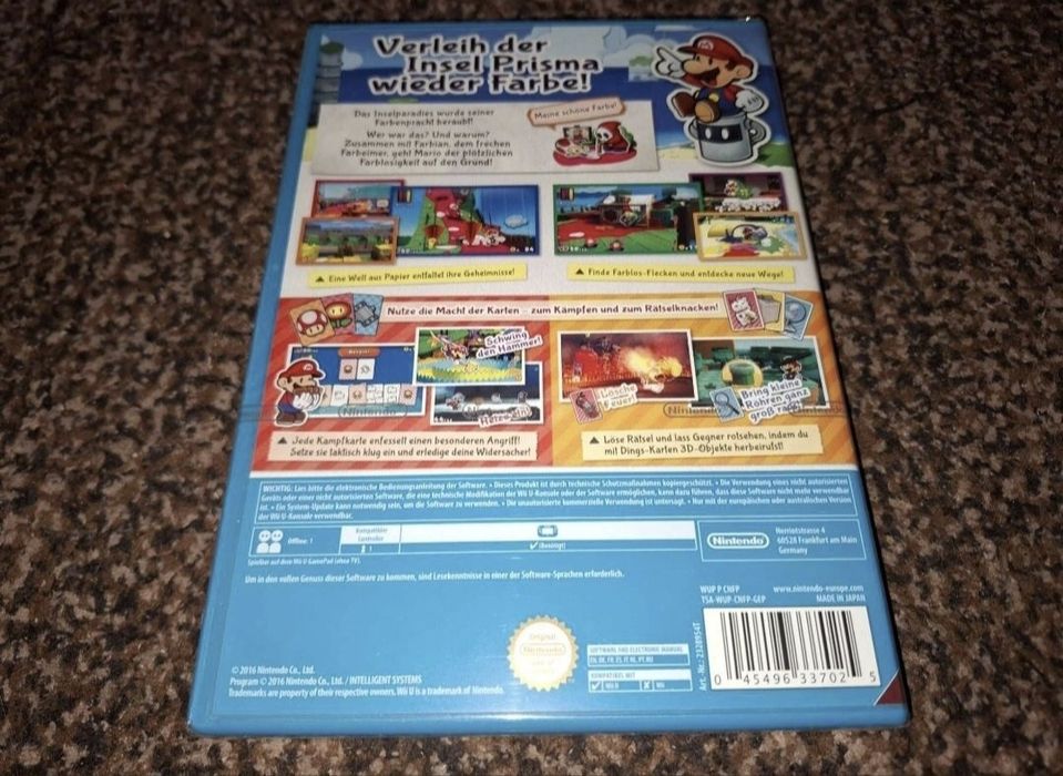 Paper Mario Color Splash [Nowa] Nintendo WiiU Wii U