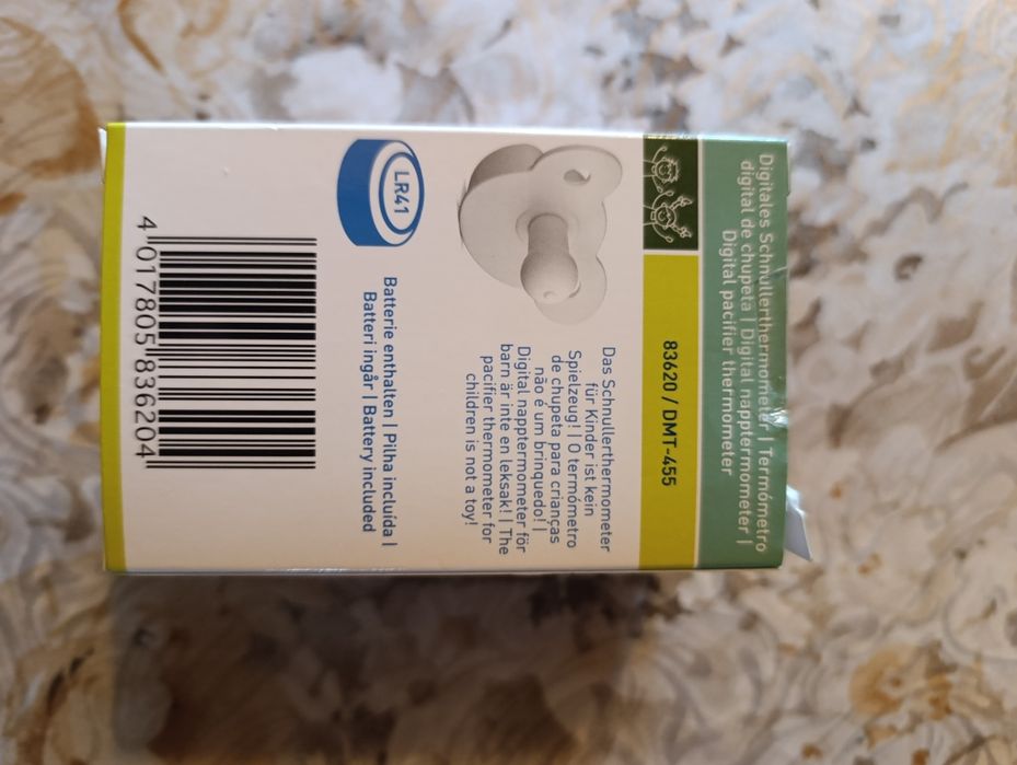 Termometro digital em chupeta