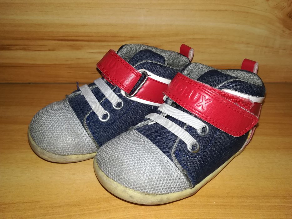 Bobux buty buciki chłopięce trzewiki półbuty Navy jesienne 21